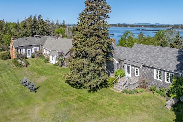 1392 N Haven Rd, Vinalhaven, ME 04863 - aerial view of property and surrounding area with a nearby body of water