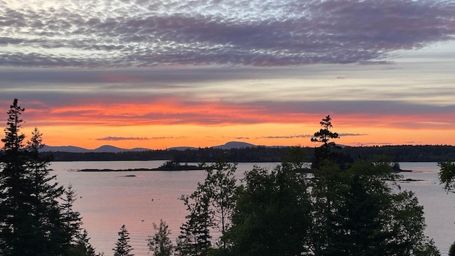 1392 N Haven Rd, Vinalhaven, ME 04863 - water view with mountains