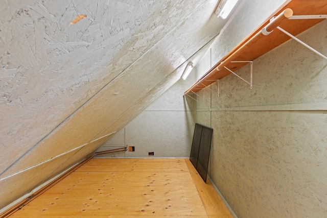 324 Pleasant Pond Rd, Turner, ME 04282 - additional living space with vaulted ceiling and wood finished floors