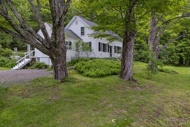 419 River Rd, Newcastle, ME 04553 - view of side of property featuring stairs