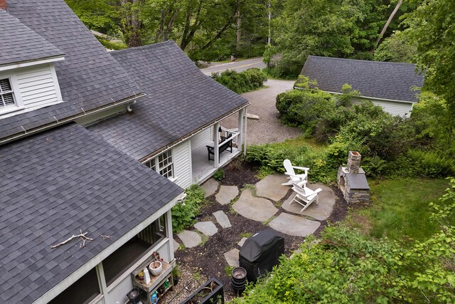419 River Rd, Newcastle, ME 04553 - bird's eye view