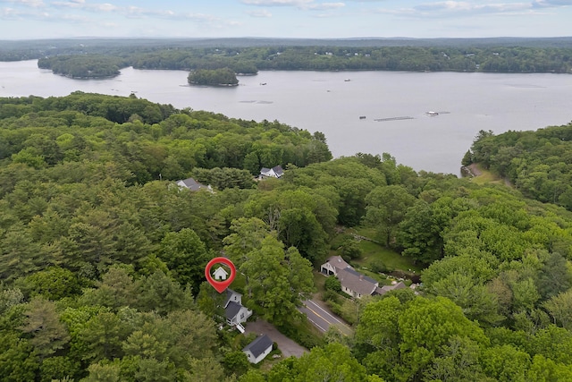 419 River Rd, Newcastle, ME 04553 - drone / aerial view of a large body of water