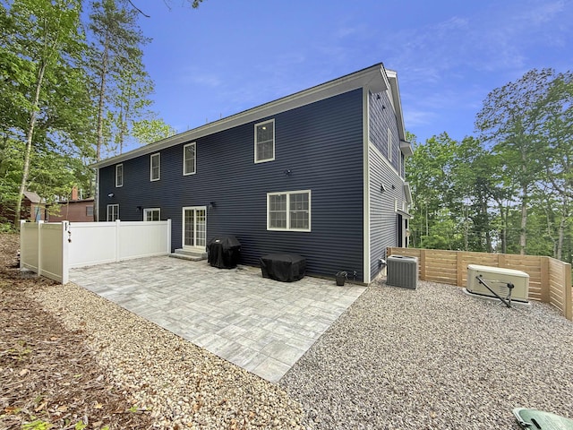 132 Mineral Spring Rd Unit 1, Windham, ME 04062 - rear view of house with a patio and entry steps