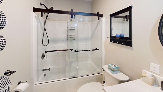 132 Mineral Spring Rd Unit 1, Windham, ME 04062 - bathroom featuring combined bath / shower with glass door and vanity