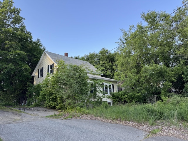 95 Eastern Ave, Augusta, ME 04330 - view of property exterior featuring a chimney