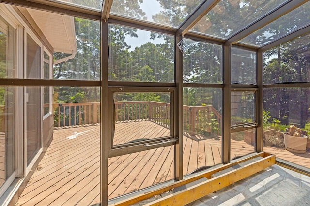 24 High St, Hallowell, ME 04347 - view of unfurnished sunroom