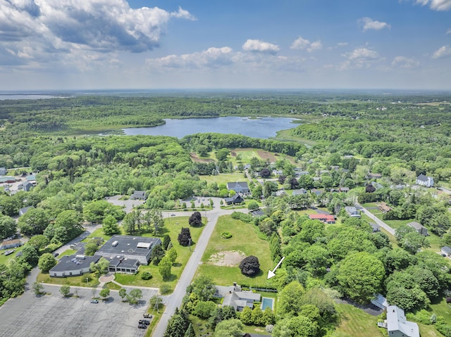 8 Broad Cove Rd, Cape Elizabeth, ME 04107 - aerial view of property's location featuring a large body of water and a heavily wooded area