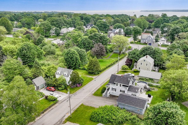 16 Lawn Ave, Rockland, ME 04841 - aerial view of residential area