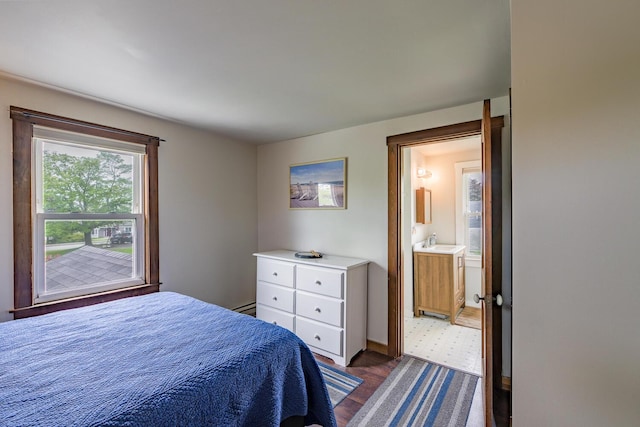 16 Lawn Ave, Rockland, ME 04841 - bedroom with ensuite bath and a sink