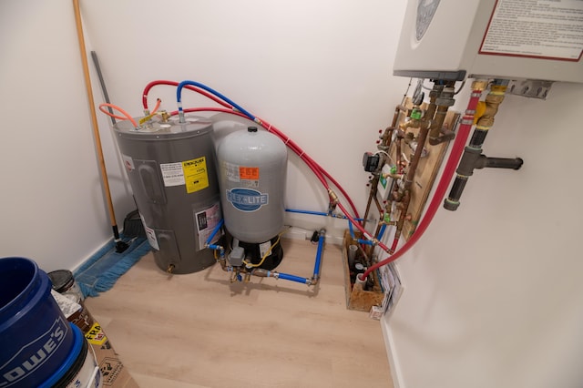 6 Walker Rd, Embden, ME 04958 - utility room with water heater