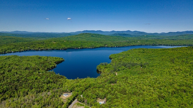 6 Walker Rd, Embden, ME 04958 - bird's eye view of a forest and a water and mountain view
