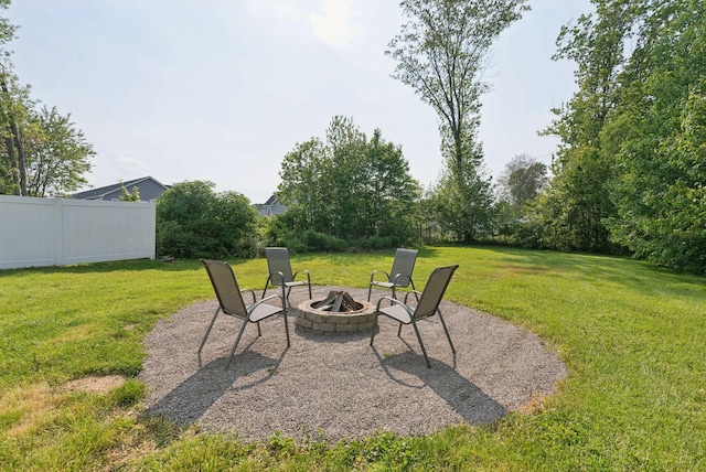 15 Bernard Ave, Biddeford, ME 04005 - view of patio with an outdoor fire pit