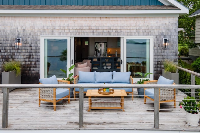 48 Ocean St, Belfast, ME 04915 - deck featuring outdoor lounge area