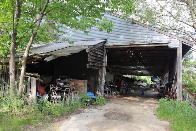 95 Wiley Rd, Greene, ME 04236 - view of home's exterior with an outdoor structure