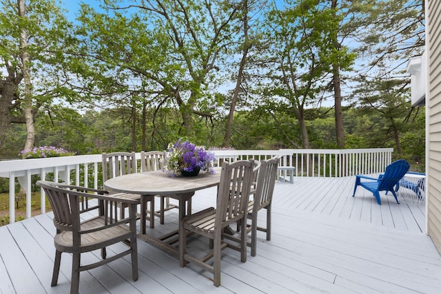 21 Glenhaven Cir W, Saco, ME 04072 - deck featuring outdoor dining space