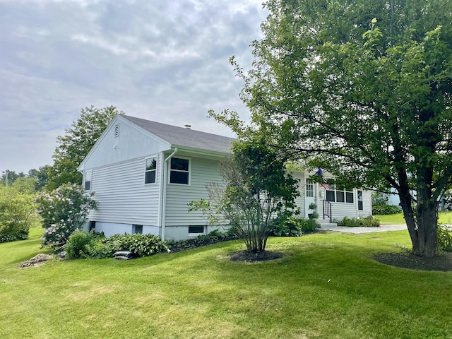 10 Crawford Dr, Bath, ME 04530 - view of property exterior with a lawn