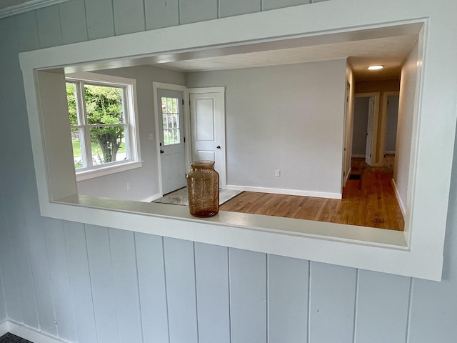 10 Crawford Dr, Bath, ME 04530 - entryway featuring wood finished floors and baseboards