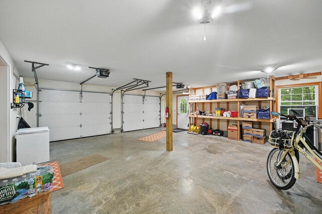 76 Bunny St, Augusta, ME 04330 - garage with a garage door opener