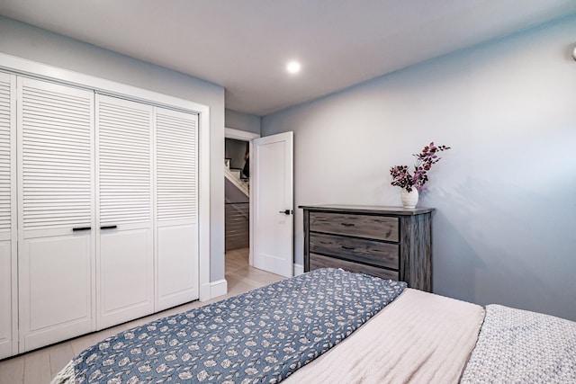 156 Oxford St, Portland, ME 04101 - bedroom featuring a closet and recessed lighting