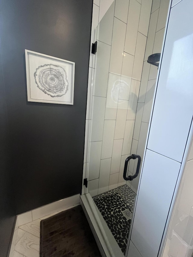 156 Oxford St, Portland, ME 04101 - bathroom with a shower stall