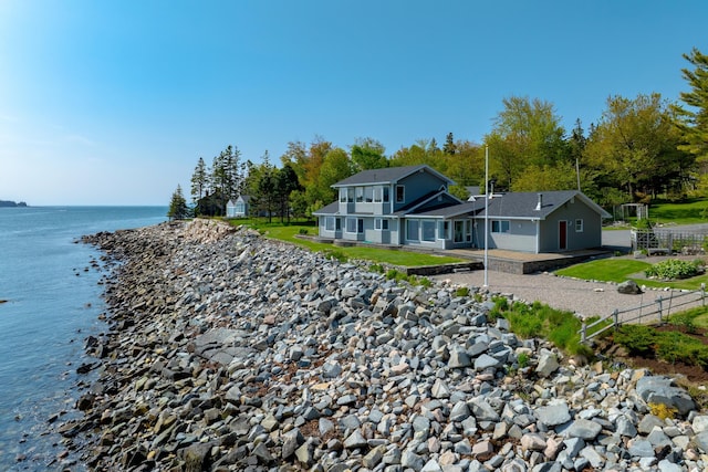 463 Seawall Rd, Southwest Harbor, ME 04679 - view of front of house featuring a water view