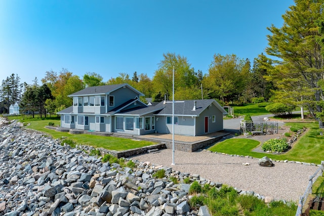 463 Seawall Rd, Southwest Harbor, ME 04679 - rear view of house