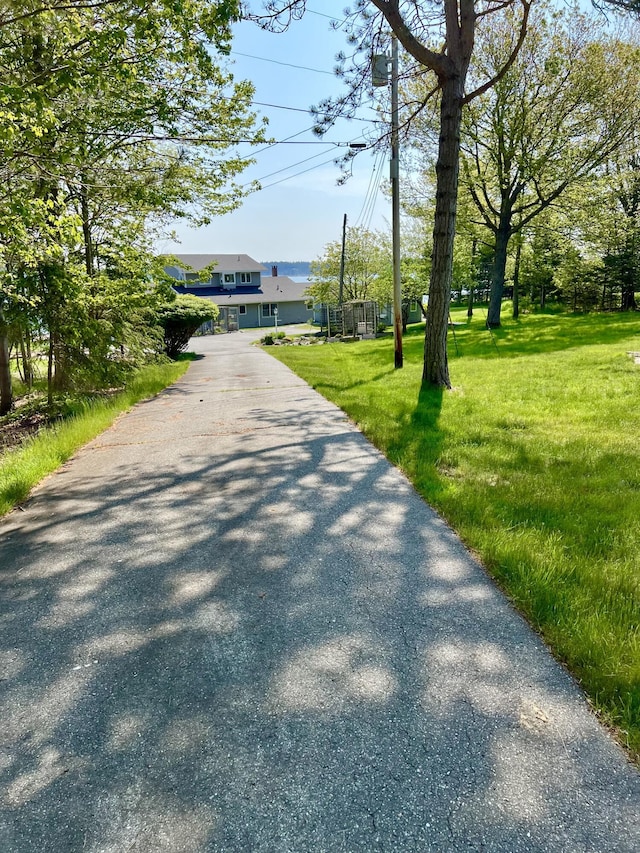 463 Seawall Rd, Southwest Harbor, ME 04679 - view of front of house with a front lawn