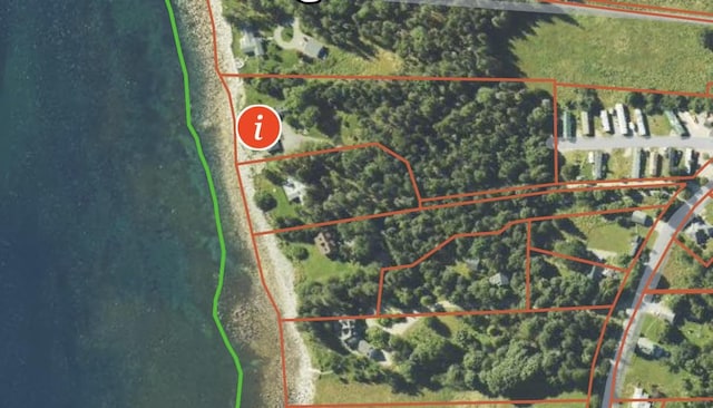 463 Seawall Rd, Southwest Harbor, ME 04679 - aerial overview of property's location with property parcel outlined