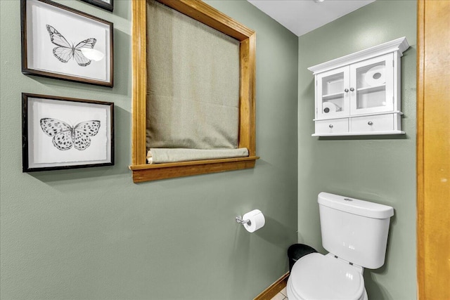 21 Heritage Ln, Orland, ME 04472 - bathroom with toilet and baseboards