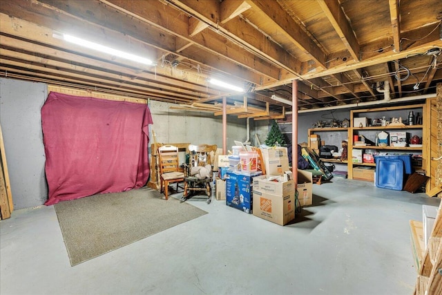 21 Heritage Ln, Orland, ME 04472 - view of unfinished basement