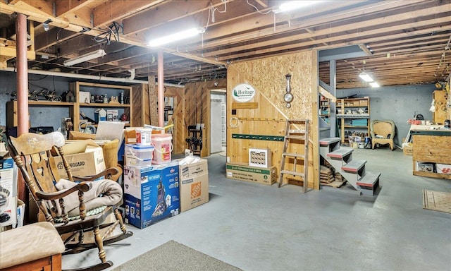 21 Heritage Ln, Orland, ME 04472 - view of unfinished basement