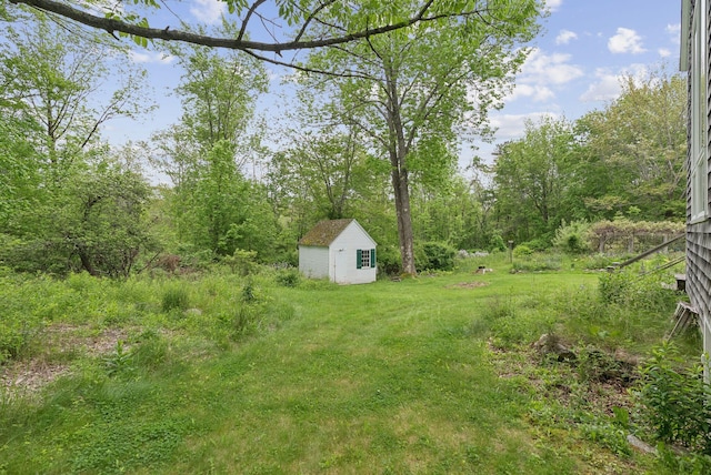 168 S Rd, Chebeague Island, ME 04017 - view of yard with a storage shed