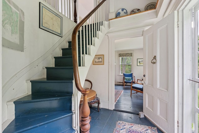 168 S Rd, Chebeague Island, ME 04017 - stairs featuring hardwood / wood-style flooring