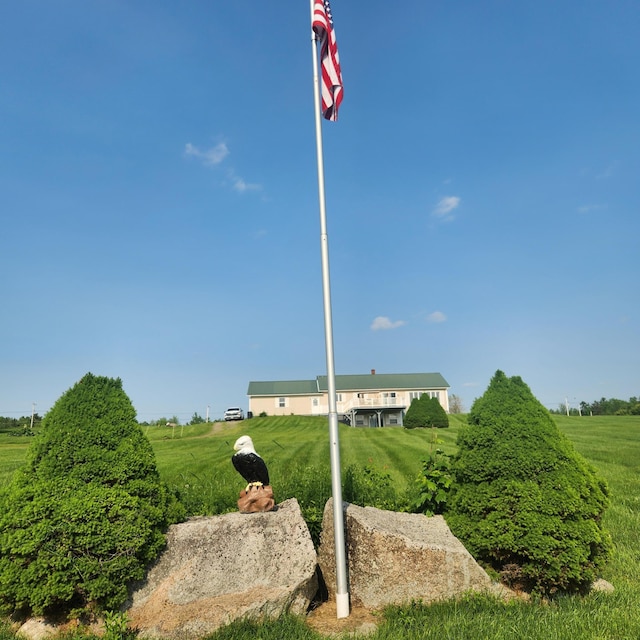 116 Main Rd, Passadumkeag, ME 04475 - surrounding community with a lawn and a view of countryside