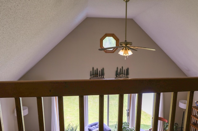 178 Clinton Ave, Winslow, ME 04901 - detailed view of ceiling fan and a textured ceiling