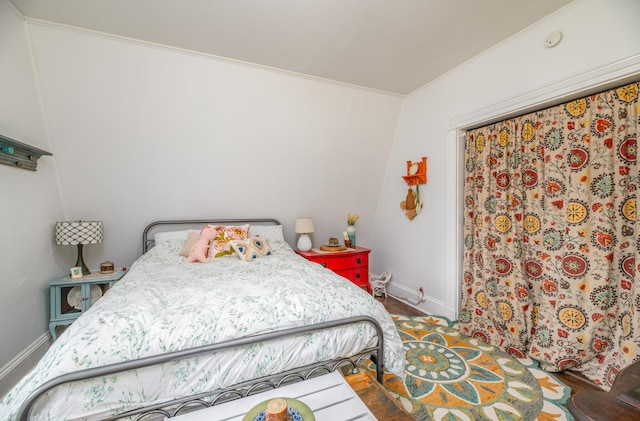 29 Zions Hill Rd, Dexter, ME 04930 - bedroom featuring crown molding and wood finished floors