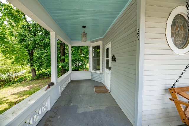 29 Zions Hill Rd, Dexter, ME 04930 - view of covered porch