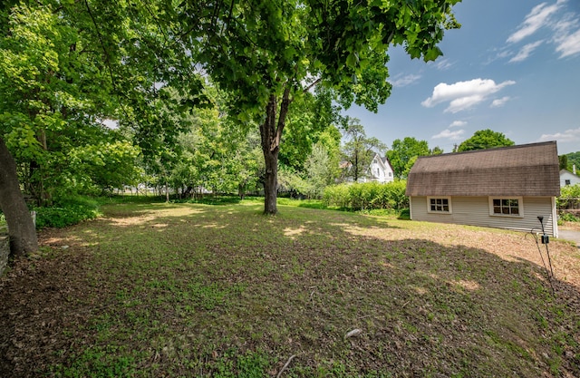 29 Zions Hill Rd, Dexter, ME 04930 - view of green lawn featuring an outbuilding