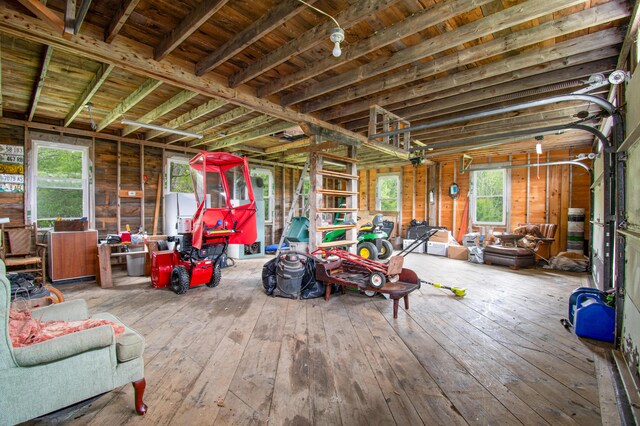 511 Main Rd, Phippsburg, ME 04562 - miscellaneous room with hardwood / wood-style floors