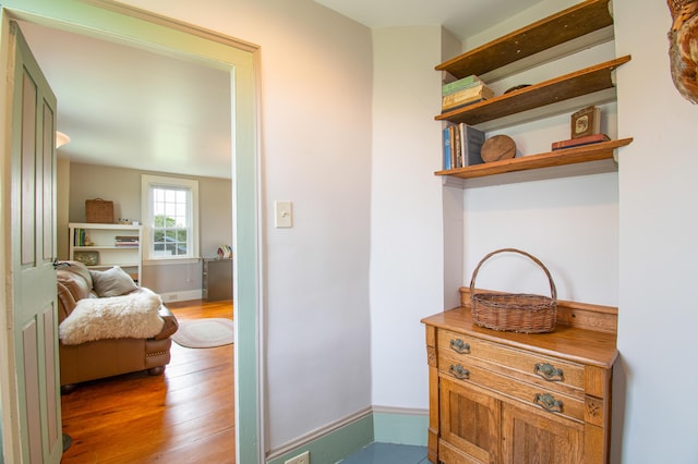 511 Main Rd, Phippsburg, ME 04562 - corridor with light wood-style floors and baseboards