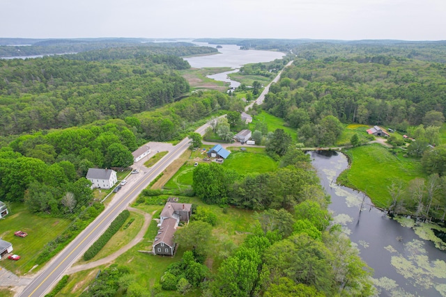 511 Main Rd, Phippsburg, ME 04562 - drone / aerial view of a large body of water and a forest