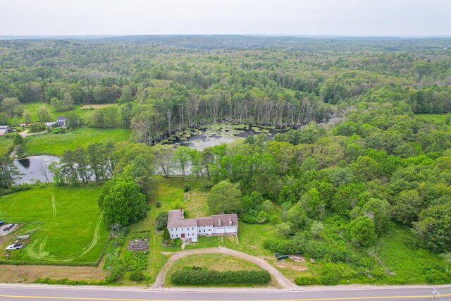 511 Main Rd, Phippsburg, ME 04562 - aerial view of a forest and a nearby body of water