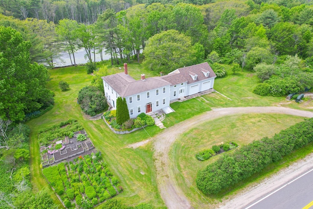 511 Main Rd, Phippsburg, ME 04562 - drone / aerial view of a forest and a nearby body of water
