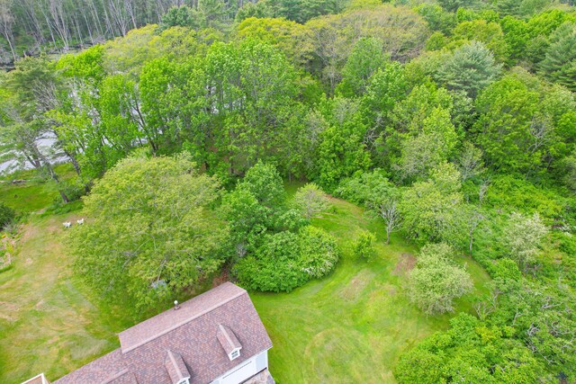 511 Main Rd, Phippsburg, ME 04562 - view from above of property featuring a heavily wooded area