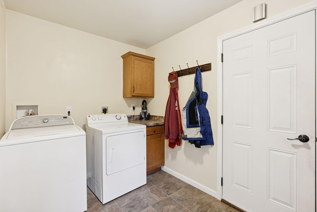 31 Knight Way N, Yarmouth, ME 04097 - laundry room with separate washer and dryer and cabinet space