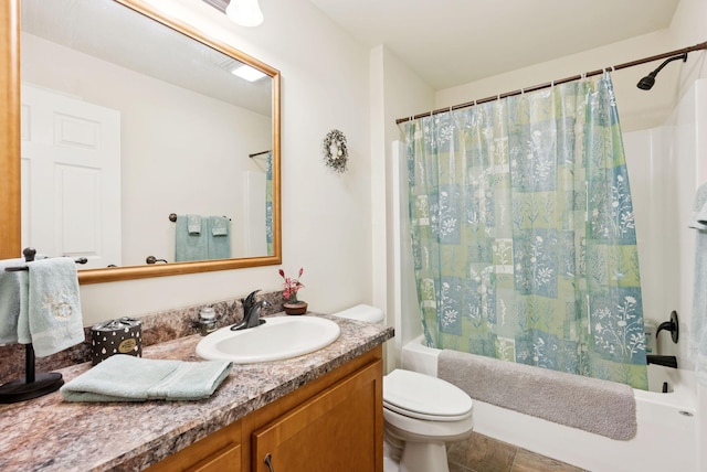 31 Knight Way N, Yarmouth, ME 04097 - bathroom with shower / bath combination with curtain, vanity, and tile patterned floors