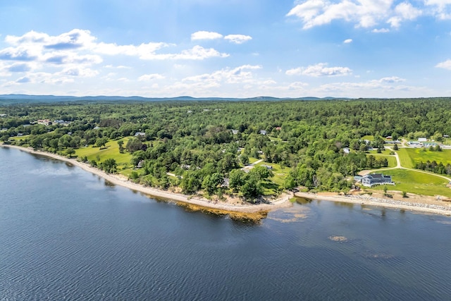 27 Highview Ter, Belfast, ME 04915 - bird's eye view of a heavily wooded area and a nearby body of water