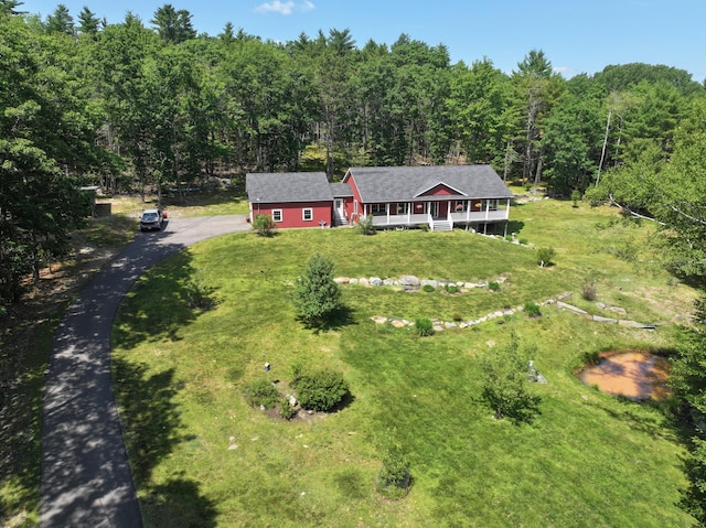 172 Hoxie Hill Rd, Orrington, ME 04474 - view of subject property featuring a heavily wooded area