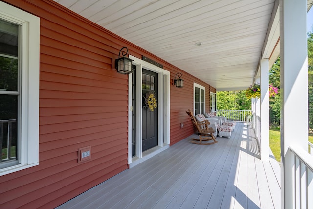 172 Hoxie Hill Rd, Orrington, ME 04474 - view of porch