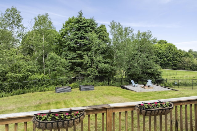 140 New Meadows Rd, West Bath, ME 04530 - view of yard featuring an outdoor fire pit